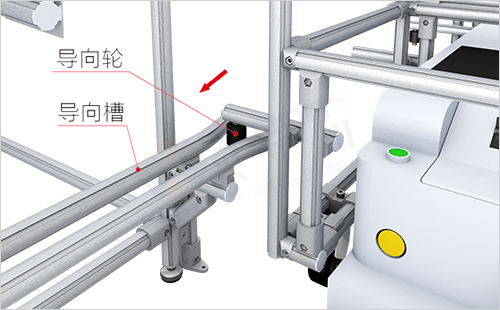 AGV周轉車+物料架(單側型)