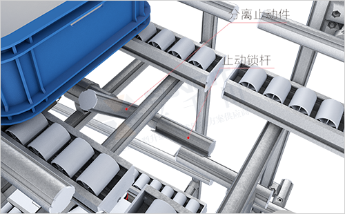 AGV周轉車+物料架(單側型)